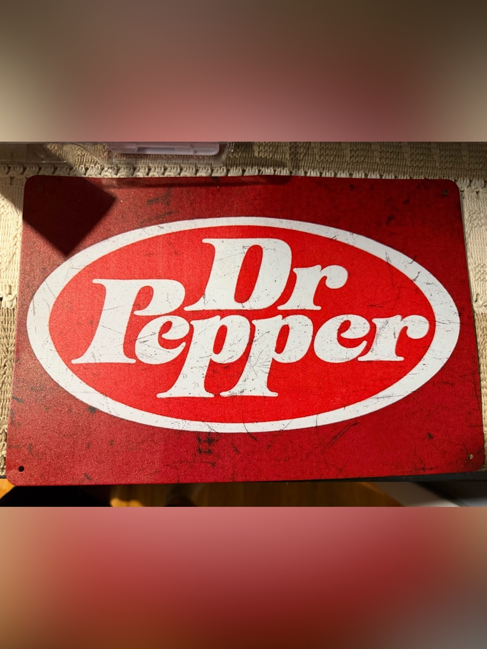 Dr. Pepper Old Fashioned Aluminum Metal Sign